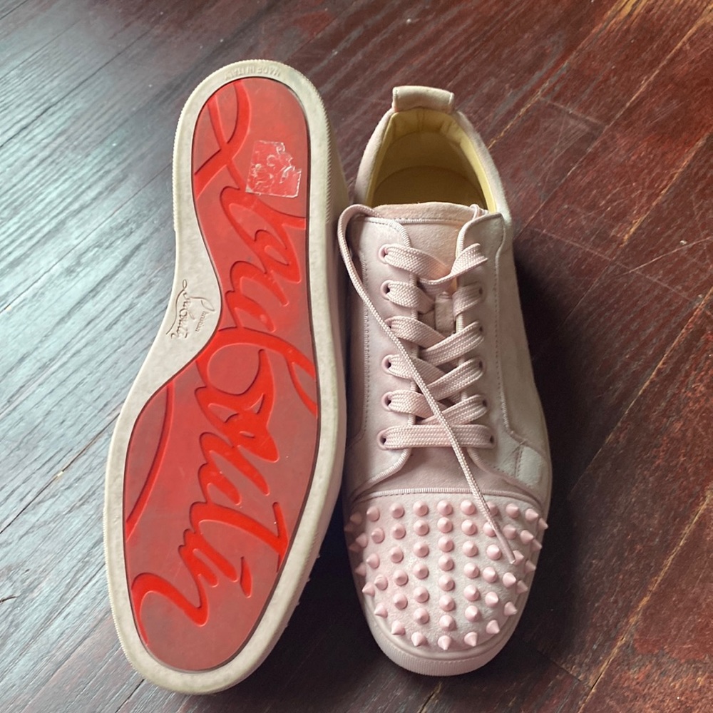 Christian Louboutin Pink Studded Shoes